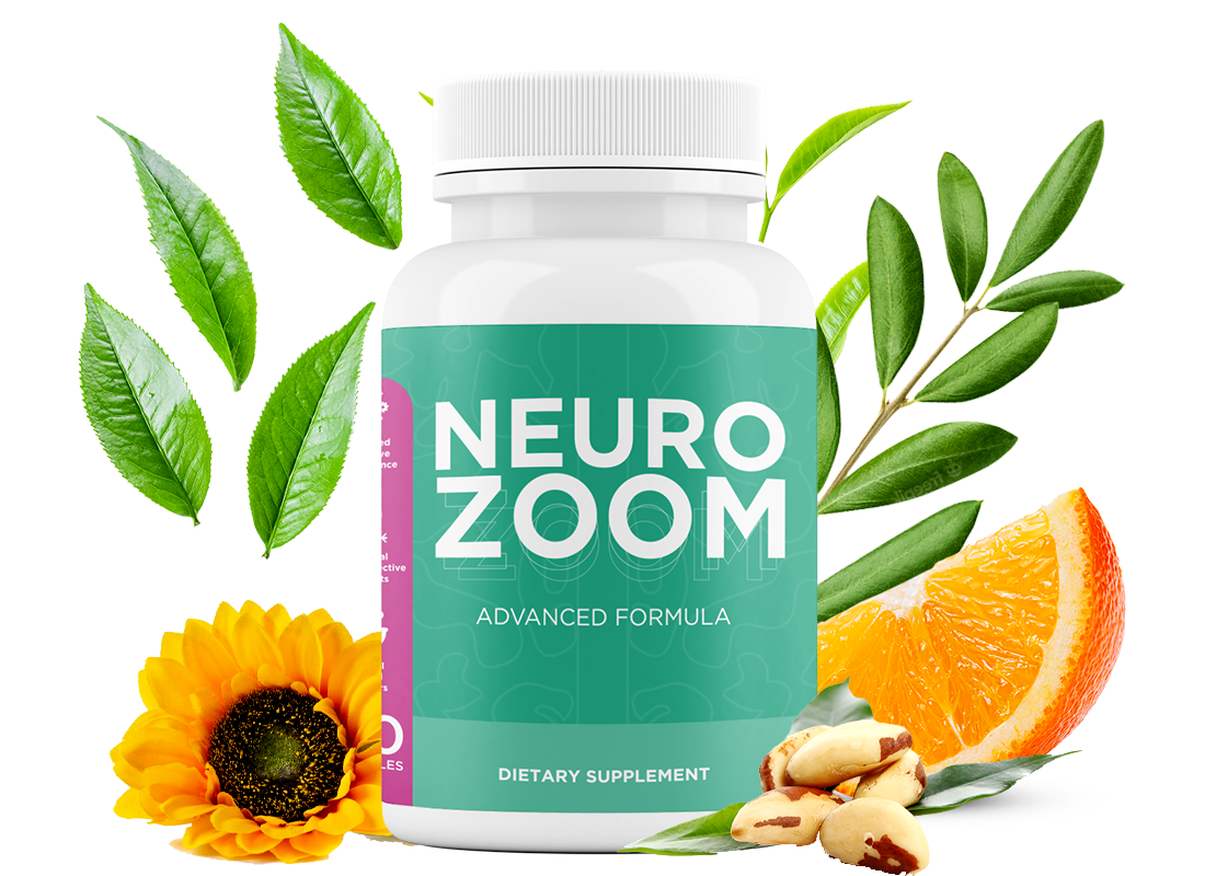 NeuroZoom cognitive supplement bottle supporting memory and focus